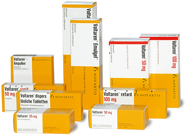 Packungen Voltaren (Familie)